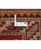 Kazak 2'0'' X 2'11'' Hand-Knotted Wool Rug 2'0'' x 2'11'' (60 X 88) / Red / Ivory