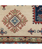 Kazak 6'9'' X 9'8'' Hand-Knotted Wool Rug 6'9'' x 9'8'' (203 X 290) / Ivory / Red