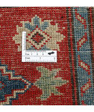 Kazak 2'7'' X 9'7'' Hand-Knotted Wool Rug 2'7'' x 9'7'' (78 X 288) / Red / Ivory