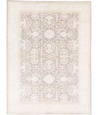 Serenity 6' 0" X 8' 3" Hand-Knotted Wool Rug 6' 0" X 8' 3" (183 X 251) / Brown / Ivory