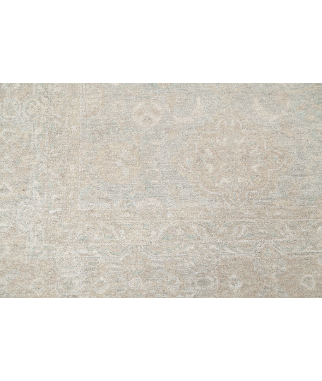 Serenity 8' 4" X 9' 11" Hand-Knotted Wool Rug 8' 4" X 9' 11" (254 X 302) / Green / Taupe