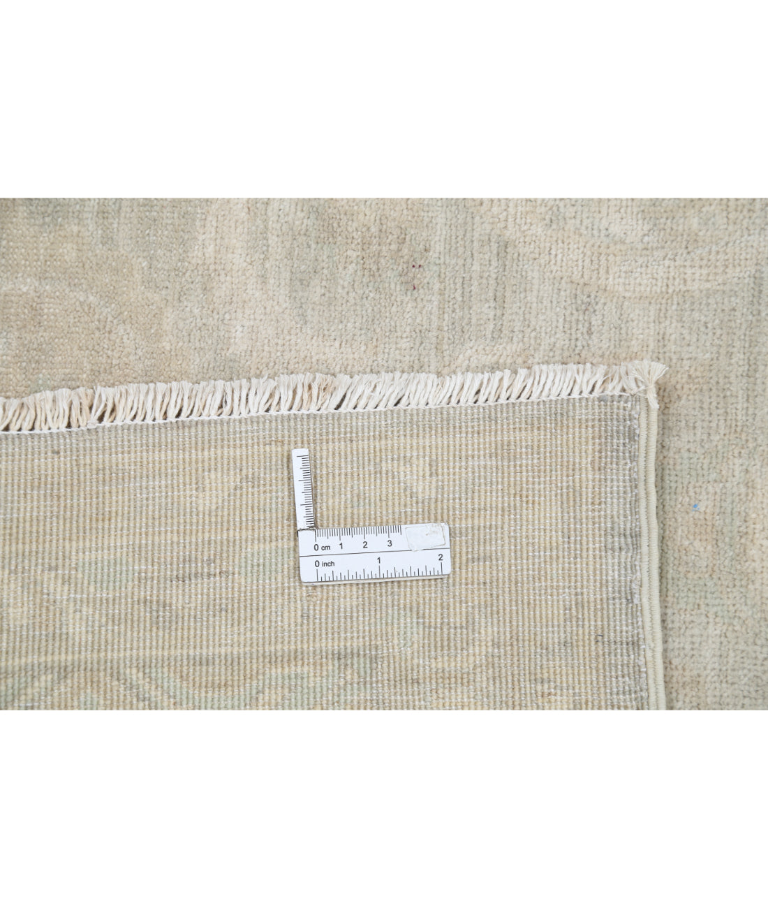 Serenity 8' 4" X 9' 11" Hand-Knotted Wool Rug 8' 4" X 9' 11" (254 X 302) / Green / Taupe