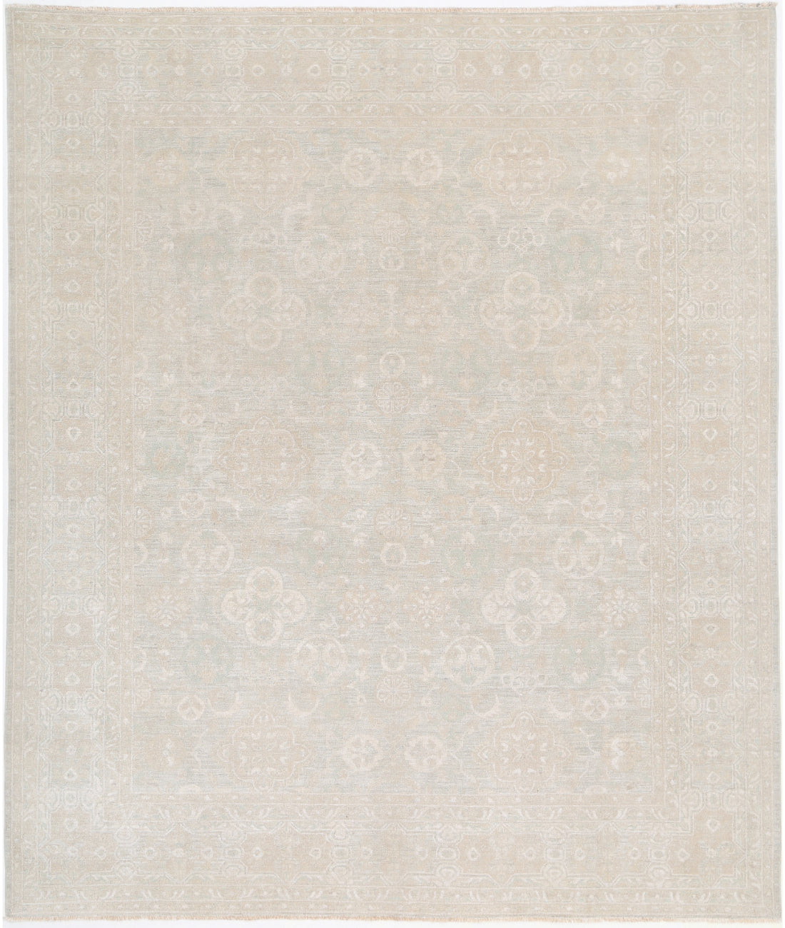 Serenity 8' 4" X 9' 11" Hand-Knotted Wool Rug 8' 4" X 9' 11" (254 X 302) / Green / Taupe