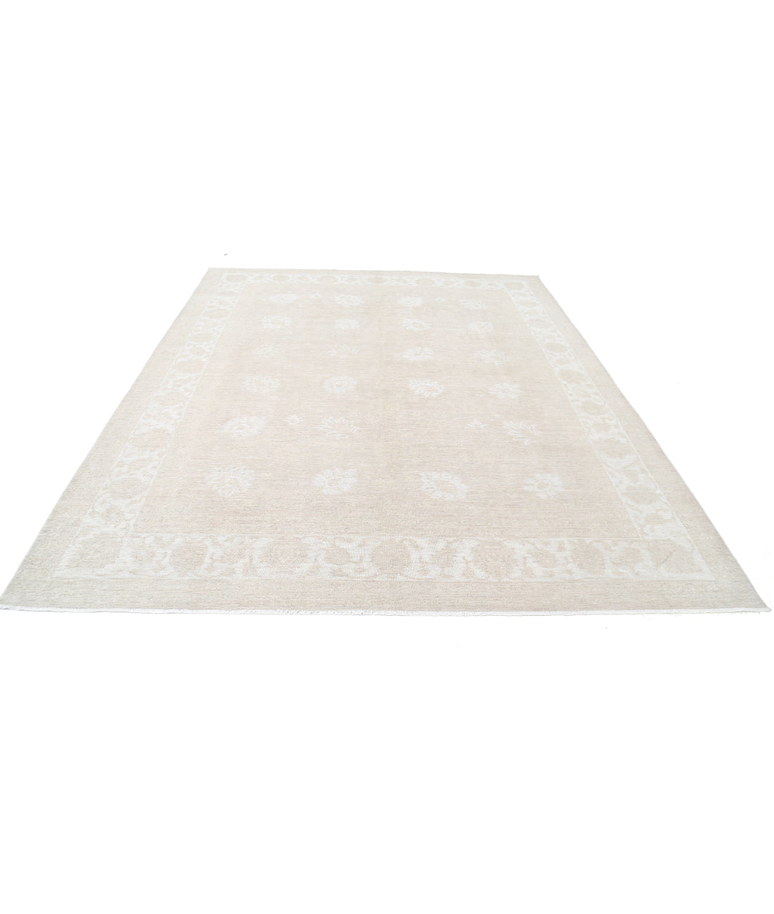 Serenity 8' 2" X 9' 10" Hand-Knotted Wool Rug 8' 2" X 9' 10" (249 X 300) / Taupe / Ivory