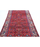 Hamadan 4'0'' X 9'8'' Hand-Knotted Wool Rug 4'0'' x 9'8'' (120 X 290) / Red / Ivory