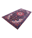 Hamadan 5'5'' X 9'10'' Hand-Knotted Wool Rug 5'5'' x 9'10'' (163 X 295) / Black / Blue