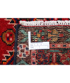 Hamadan 5'4'' X 7'11'' Hand-Knotted Wool Rug 5'4'' x 7'11'' (160 X 238) / Red / Black