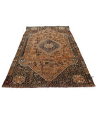 Vintage 4'10'' X 7'9'' Hand-Knotted Wool Rug 4'10'' x 7'9'' (145 X 233) / Rust / Grey