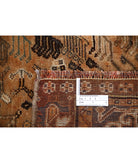 Vintage 4'10'' X 7'9'' Hand-Knotted Wool Rug 4'10'' x 7'9'' (145 X 233) / Rust / Grey