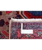 Hamadan 4'11'' X 9'0'' Hand-Knotted Wool Rug 4'11'' x 9'0'' (148 X 270) / Red / Blue