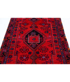 Hamadan 4'10'' X 8'9'' Hand-Knotted Wool Rug 4'10'' x 8'9'' (145 X 263) / Red / Pink