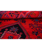 Hamadan 4'10'' X 8'9'' Hand-Knotted Wool Rug 4'10'' x 8'9'' (145 X 263) / Red / Pink