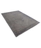 Overdye 6'8'' X 9'5'' Hand-Knotted Wool Rug 6'8'' x 9'5'' (200 X 283) / Brown / Charcoal