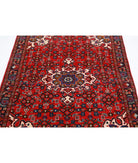 Hamadan 3'3'' X 5'0'' Hand-Knotted Wool Rug 3'3'' x 5'0'' (98 X 150) / Red / Black