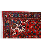 Hamadan 3'3'' X 5'0'' Hand-Knotted Wool Rug 3'3'' x 5'0'' (98 X 150) / Red / Black