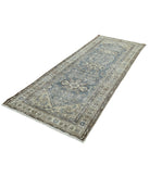 Vintage 3'7'' X 9'8'' Hand-Knotted Wool Rug 3'7'' x 9'8'' (108 X 290) / Taupe / Ivory