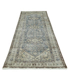 Vintage 3'7'' X 9'8'' Hand-Knotted Wool Rug 3'7'' x 9'8'' (108 X 290) / Taupe / Ivory