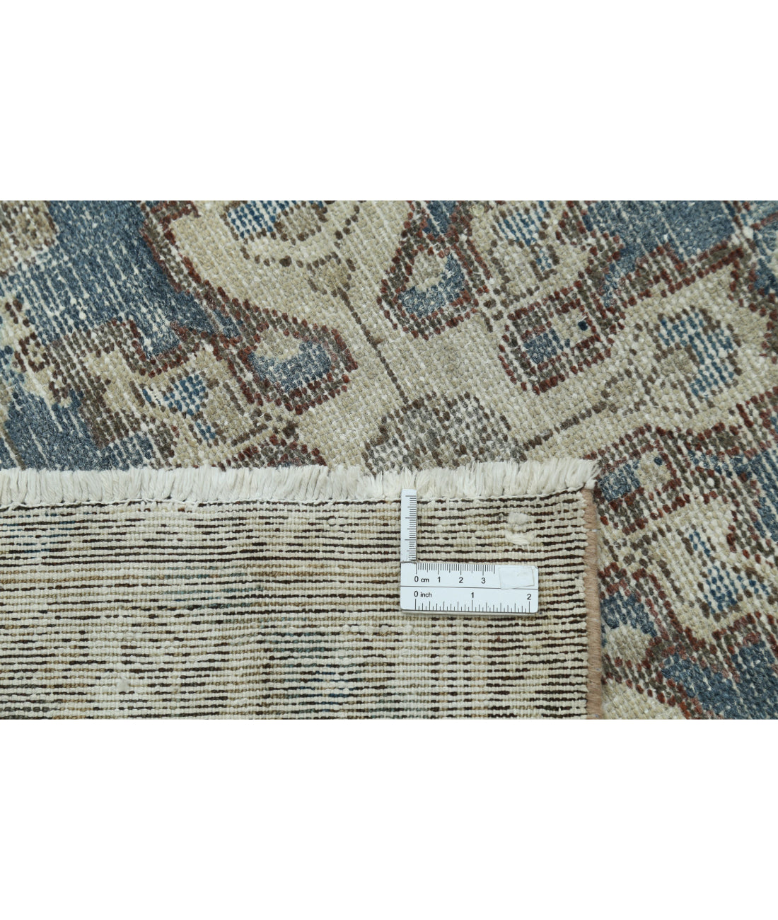 Vintage 3'7'' X 9'8'' Hand-Knotted Wool Rug 3'7'' x 9'8'' (108 X 290) / Taupe / Ivory