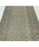 Vintage 3'8'' X 13'10'' Hand-Knotted Wool Rug 3'8'' x 13'10'' (110 X 415) / Taupe / Ivory