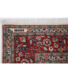 Hereke 7'1'' X 9'9'' Hand-Knotted Wool Rug 7'1'' x 9'9'' (213 X 293) / Ivory / Red