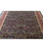 Hereke 8'0'' X 9'9'' Hand-Knotted Wool Rug 8'0'' x 9'9'' (240 X 293) / Blue / Red