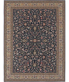 Heritage 9' 0" X 12' 0" Hand-Knotted Wool Rug 9' 0" X 12' 0" (274 X 366) / Black / Ivory