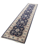 Heritage 2' 7" X 11' 9" Hand-Knotted Wool Rug 2' 7" X 11' 9" (79 X 358) / Blue / Ivory