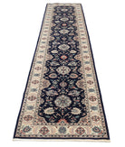 Heritage 2' 7" X 11' 9" Hand-Knotted Wool Rug 2' 7" X 11' 9" (79 X 358) / Blue / Ivory