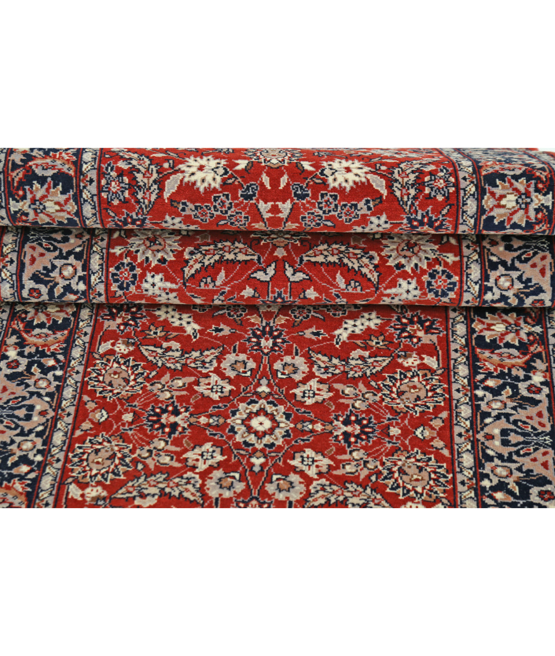 Heritage 2' 6" X 12' 0" Hand-Knotted Wool Rug 2' 6" X 12' 0" (76 X 366) / Red / Ivory