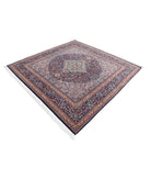 Heritage 6' 10" X 6' 10" Hand-Knotted Wool Rug 6' 10" X 6' 10" (208 X 208) / Blue / Blue