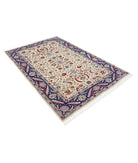 Heritage 5' 0" X 7' 5" Hand-Knotted Wool Rug 5' 0" X 7' 5" (152 X 226) / Ivory / Blue