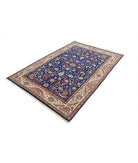 Heritage 5' 0" X 7' 5" Hand-Knotted Wool Rug 5' 0" X 7' 5" (152 X 226) / Blue / Ivory