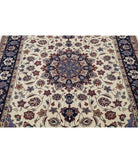 Heritage 4' 11" X 8' 0" Hand-Knotted Wool Rug 4' 11" X 8' 0" (150 X 244) / Ivory / Blue