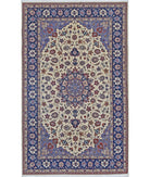 Heritage 4' 11" X 8' 0" Hand-Knotted Wool Rug 4' 11" X 8' 0" (150 X 244) / Ivory / Blue