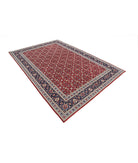 Heritage 6' 7" X 9' 10" Hand-Knotted Wool Rug 6' 7" X 9' 10" (201 X 300) / Red / Blue