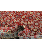 Heritage 6' 7" X 9' 10" Hand-Knotted Wool Rug 6' 7" X 9' 10" (201 X 300) / Red / Blue