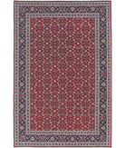 Heritage 6' 7" X 9' 10" Hand-Knotted Wool Rug 6' 7" X 9' 10" (201 X 300) / Red / Blue