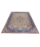 Heritage 5' 7" X 7' 8" Hand-Knotted Wool Rug 5' 7" X 7' 8" (170 X 234) / Ivory / Blue