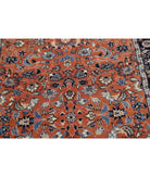 Heritage 2' 9" X 13' 3" Hand-Knotted Wool Rug 2' 9" X 13' 3" (84 X 404) / Rust / Blue