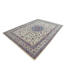 Heritage 8' 1" X 11' 4" Hand-Knotted Wool Rug 8' 1" X 11' 4" (246 X 345) / Ivory / Blue