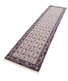 Heritage 2' 6" X 9' 11" Hand-Knotted Wool Rug 2' 6" X 9' 11" (76 X 302) / Ivory / Blue