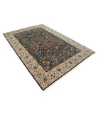 Heritage 6' 2" X 9' 0" Hand-Knotted Wool Rug 6' 2" X 9' 0" (188 X 274) / Green / Ivory