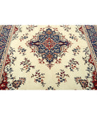 Heritage 6' 0" X 8' 11" Hand-Knotted Wool Rug 6' 0" X 8' 11" (183 X 272) / Ivory / Blue