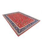 Heritage 8' 2" X 11' 4" Hand-Knotted Wool Rug 8' 2" X 11' 4" (249 X 345) / Red / Blue