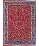 Heritage 8' 2" X 11' 4" Hand-Knotted Wool Rug 8' 2" X 11' 4" (249 X 345) / Red / Blue