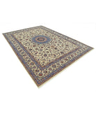 Heritage 8' 2" X 11' 5" Hand-Knotted Wool Rug 8' 2" X 11' 5" (249 X 348) / Ivory / Blue