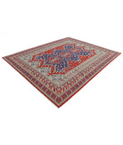 Heritage 7' 11" X 9' 11" Hand-Knotted Wool Rug 7' 11" X 9' 11" (241 X 302) / Red / Blue