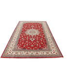 Heritage 6' 0" X 9' 3" Hand-Knotted Wool Rug 6' 0" X 9' 3" (183 X 282) / Red / Ivory