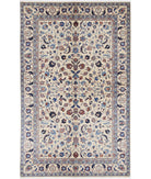 Heritage 5' 0" X 8' 0" Hand-Knotted Wool Rug 5' 0" X 8' 0" (152 X 244) / Ivory / Blue