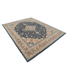 Heritage 8' 0" X 10' 2" Hand-Knotted Wool Rug 8' 0" X 10' 2" (244 X 310) / Blue / Pink